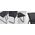 Black Forest Garden Furniture Set, Texteline Two Chairs + Lounger + Folding Table Black