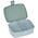 Lassig Zestaw na lunch Lunchbox + Tritanowa butelka - bidon 460 ml Tiny Drivers Spychacz