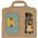 Lassig Zestaw na lunch Lunchbox + Tritanowa butelka - bidon 460 ml Tiny Drivers Spychacz