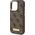 Guess Guess GUHMP16XU4GPRW iPhone 16 Pro Max 6.9" brązowy/brown hardcase 4G Logo Plate MagSafe