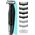 Braun Series X XT5200, Foil shaver, Black, Metallic, Buttons, Power, AC, Built-in battery