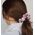 SISTER YOUNG_Lilu satynowa gumka do włosów scrunchie Pink