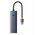 Stacja/replikator Baseus OS-Baseus UltraJoy Series 4-Port HUB Space Grey（USBA to USB3.0*3+RJ45*1）