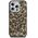 Etui Karl Lagerfeld IML Leopard Pattern MagSafe do iPhone 16 Pro brązowy