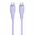 Kabel Baseus Pudding 100W USB-C - USB-C 2m - fioletowy