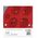 Przedłużacz bębnowy Emos P19410N 10m 4 gnizda PVC 230V 10A 1mm2 IP20 czerwony/czarny