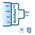 Butelka filtrująca Wessper B2 GLASS Actitex™ 700ml Mint (WES270-700-MT_K)