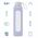 Szklana butelka Wessper B1 Borosilicate 500ml Lavender (WES260-500-VI-NEW)