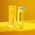 Szklana butelka Wessper B1 Borosilicate 500ml Sun (WES260-500-YL-NEW)