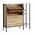 M12B4 ELEGANCKA SZAFKA NA BUTY KOMODA     MODERN LOFT Z PÓŁKAMI