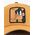 Capslab Looney Tunes Daffy Duck Cap CL-LOO8-1-CT-DAF1 Brązowe One size