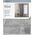 AmeliaHome Zasłona Velvet na taśmie Srebrny 140X270