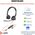 POLY Blackwire 3325 Stereo Microsoft Teams Certified USB-C Headset +3.5mm Plug +USB-C/A Adapter Przewodowa Opaska na głowę Biuro/centrum telefoniczne USB Type-C