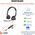 POLY Blackwire 3325 Stereo Microsoft Teams Certified USB-C Headset +3.5mm Plug +USB-C/A Adapter Przewodowa Opaska na głowę Biuro/centrum telefoniczne USB Type-C