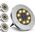 Saska Garden lampa solarna 8 LED SMD do wbicia w podłoże kpl. 4 szt.