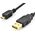 Kabel USB Digitus USB-A - microUSB 1.8 m Czarny (AK-300122-018-S)