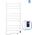 Θερμαντικό σώμα μπάνιου Navin El.rankšluosčių džiovintuvas Navin Loft 500*1000 Sensor kairė 12-143153-5010