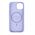 Pomologic CoverCase - προστατευτική θήκη σιλικόνης για iPhone 15 συμβατή με MagSafe (ανοιχτό μοβ)