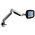 Compulocks iPad Mini 8.3" Space Enclosure Swing Wall Mount - Befestigungskit (Gelenkarm, Gehause, Schwenkarm) - fur Tablett - verriegelbar - hochwertiges Aluminium - Schwarz - Bildschirmgrosse: bis zu 50,8 cm (8.3") - Wandmontage, Oberflachenmontage,