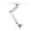 Compulocks iPad Mini 8.3" Space Enclosure Articulating Arm Mount - Befestigungskit (Gelenkarm, Gehause) - fur Tablett - verriegelbar - hochwertiges Aluminium - Schwarz, Silber - Bildschirmgrosse: 21.1 cm (8.3") - Tischmontage, auf Konsole montierbar