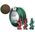 3D plastikas PLA dvipusis Magic silk FOREST FLAME (zalias, raudonas) 1kg Spectrum