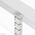 NEOMOUNTS Cable Spine Organizer for sit/stand desk frames magnet mounted white