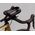 Dviracio krepsys ant vairo Force TOUCH (juodas)