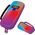 Hyperkin Official Tetris® EVA Hard Shell Carrying Case for Switch®OLED Model/Nintendo Switch®(Hyper Gradient)