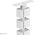 NEOMOUNTS Cable Spine Organizer for sit/stand desk frames screw mounted white