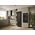 Candy ECN2CQTEB186 Refrigerator, E, Freestanding, Combi, Height 185cm, Fridge net 235 L, Freezer net 120 L, Black