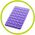 Mobile Origin Sticker Phone Mount O1, purple