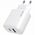 Ładowarka Sieciowa 230v 30w Na Usb-c Usb Type-c + Usb Kabel 1m 60w Usb-c / Wcsp23011002 / Silicone Power 2 / Biały