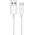 LogiLink USB-A - USB-C 0.5m w nylonowym oplocie biały