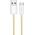 LogiLink USB-A - USB-C 0.5m w nylonowym oplocie żółty