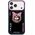 Etui Nimmy Glasses Cool Cat MagSafe do iPhone 17 Pro Max czarno różowy
