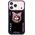 Etui Nimmy Glasses Cool Cat MagSafe do iPhone 17 czarno różowy