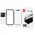 Crong 3D Armour Glass - Szkło hartowane iPhone 16e / iPhone 14 / iPhone 13 / iPhone 13 Pro + ramka instalacyjna