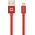 Kabel USB Swissten USB-A - USB-C 0.2 m Czerwony (71521106)