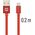 Kabel USB Swissten USB-A - USB-C 0.2 m Czerwony (71521106)