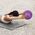 Rebel Mini piłka gimnastyczna do pilatesu rehabilitacyjna 25cm z pompką ręczną fioletowa