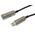 TECHLY USB3.0 AOC Glasfaser-Hybridkabel 20m Schwarz Unterstuetzt max.Bandbreite bis zu 5 Gbit Durchmesser 4,6mm Stecker A auf Buchse