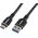 PREMIUMCORD Kabel USB-C na USB 3.0, 5Gbit/s, 0.5m