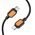 Kabel USB C do USB C Hoco 3A 60W 1 m X108 czarny