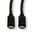 ROLINE GREEN Kabel USB 3.2 Gen 2, PD (Power Delivery) 20V5A, z Emark, C-C, M/M, czarny, 0,5 m