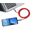 TROIKA CBL20/RD kabel USB 2 m USB C USB C/Lightning Czerwony