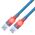 Kabel saCon S/FTP kat. 6 (klasa E), LSOH, niebieski, 10 m
