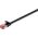 CAT 6 kabel krosowy płaski,U/FTP, czarny - Długość kabla 0.5 m