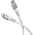 Kabel tekstylny Lightning USB-C™ z metalowymi złączami, 1 m - Długość kabla 1 m