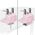 Arozzi TIS Alzare Neo Duo 17"-32" 2TFT 3Gelenke Max.9KG pink