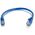 Kabel / 1 m Mlded/Btd Blue CAT5E PVC UTP PAT